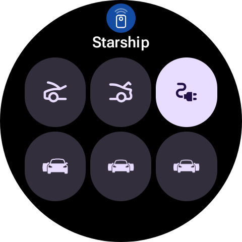 Watt Key Wear OS tile with quick commands